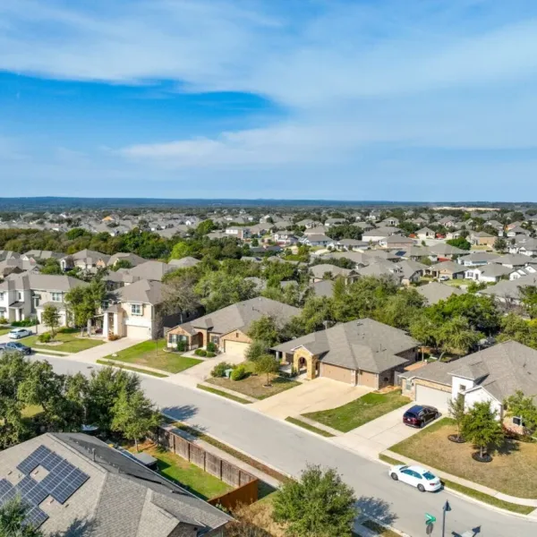 Kyle neighborhood aerial photo