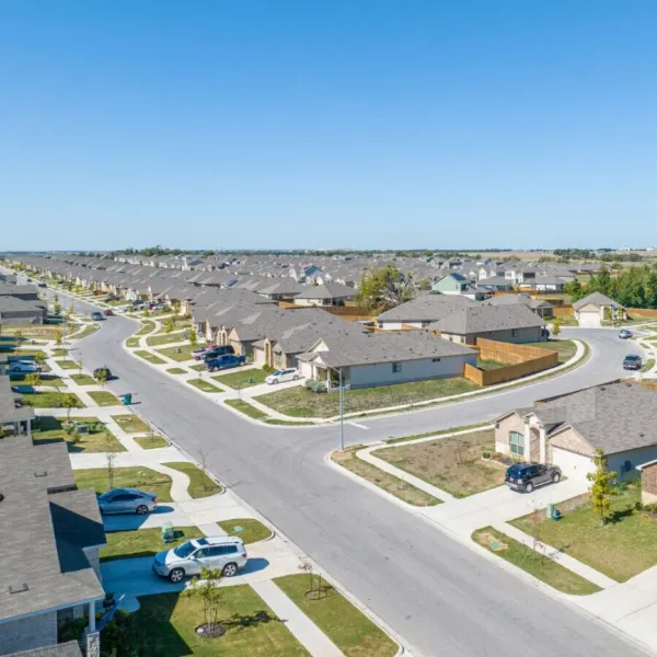 Taylor neighborhood aerial photo