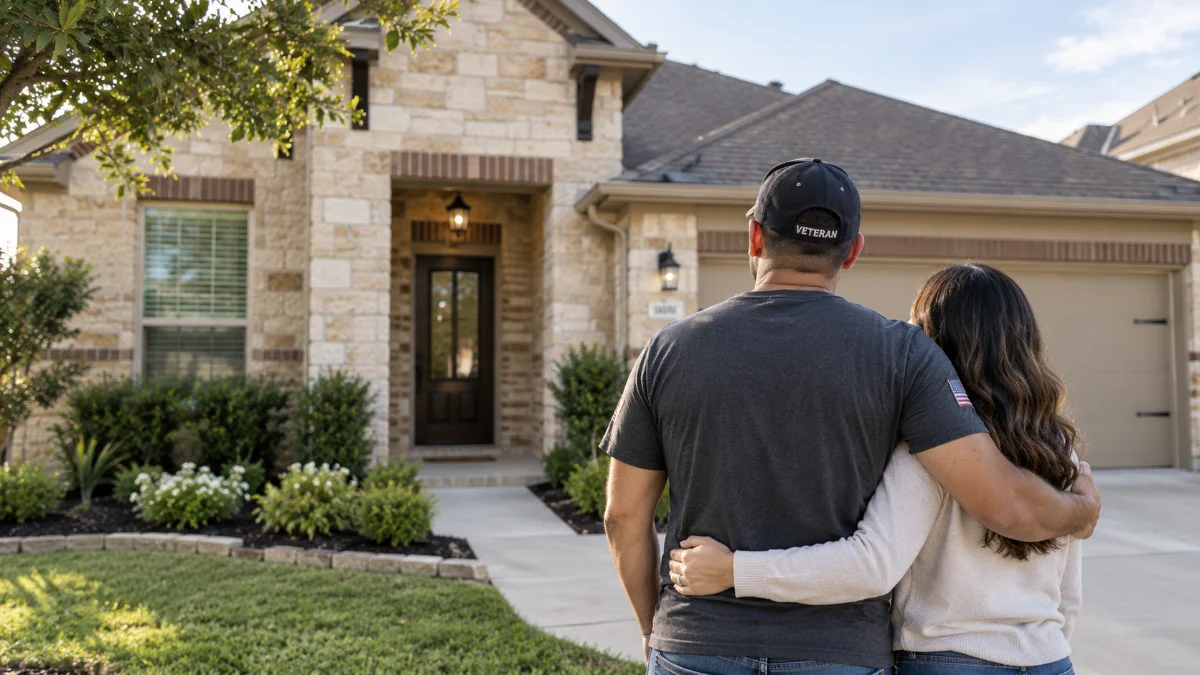photo of Military family using a VA loan to move to Austin Texas